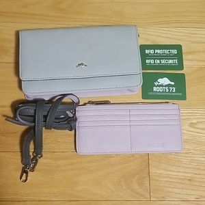 BRAND NEW ROOTS73 RFID Wallet w/ Removable Strap